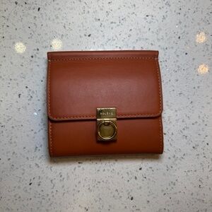 Polène Numéro Sept Wallet Terracota P7 Terre Lisse Italian Calfskin EUC